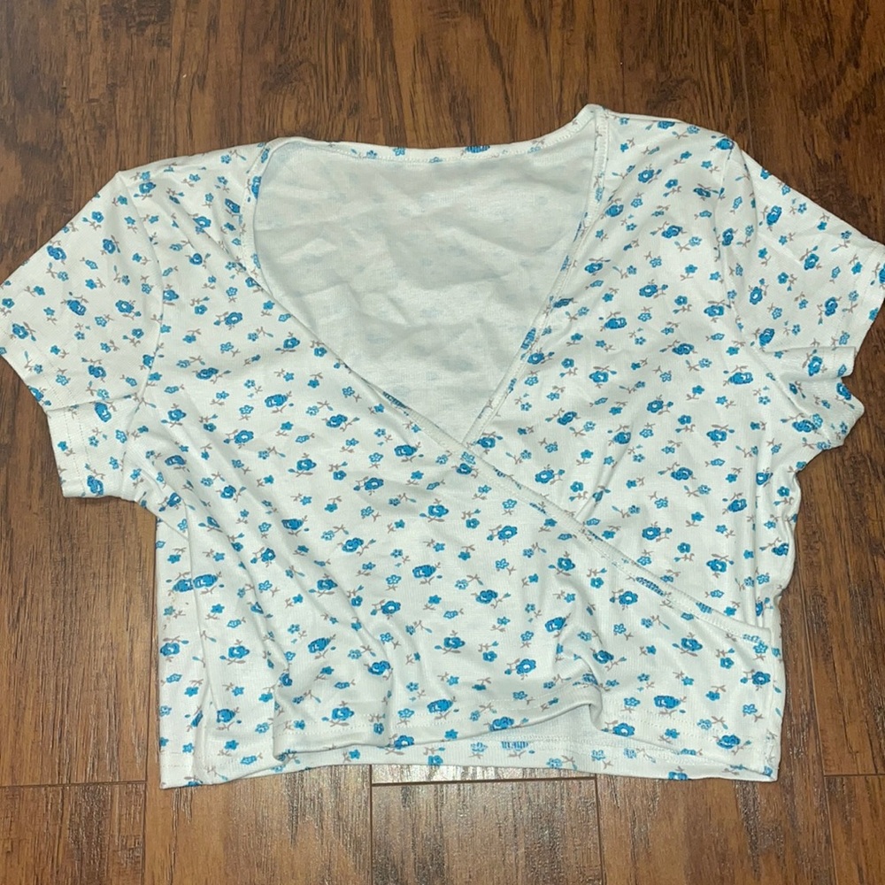 SHEIN floral print short sleeve